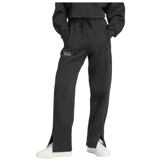 Adidas Γυναικείο παντελόνι φόρας BLuv Q3 Fleece Singature Graphic Pants
